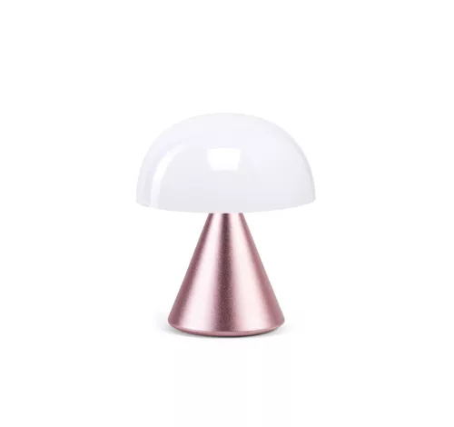 Lexon Mina Mini Led Lamp - light pink aluminum