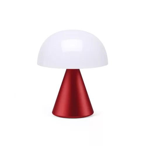 Lexon Mina M Medium portable Led Lamp - dark red