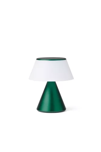 Lexon Luma M Portable Led Lamp with color synchronization - dark green