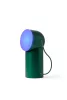 Lexon Orbe Portable Led Lamp with movable head - dark green