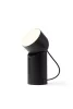 Lexon Orbe Portable Led Lamp with movable head - black