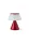 Lexon Luma S Mini continuously synchronizable Led Lamp - dark red