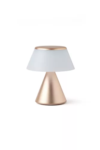Lexon Luma S Mini continuously synchronizable Led Lamp - gold