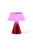 Lexon Luma XL continuously synchronizable Led Lamp - dark red