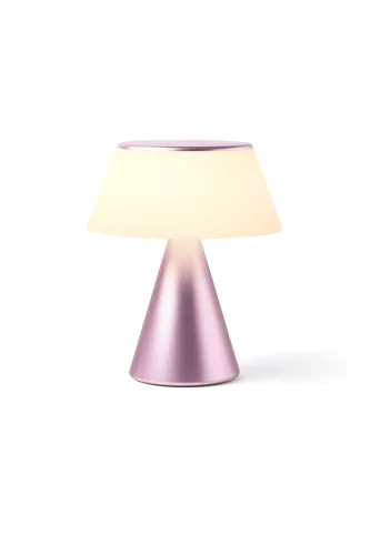 Lexon Luma XL continuously synchronizable Led Lamp - pale pink