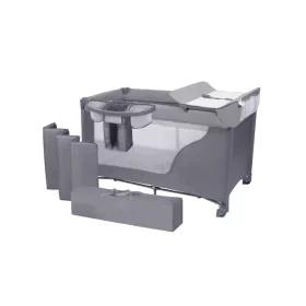  RicoKids összecsukható Utazóágy matraccal, 125x65x78cm, 15kg - Világosszürke