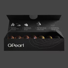 7 Qpearl in einer Box (5 Duschgels, 2 Shampoos)