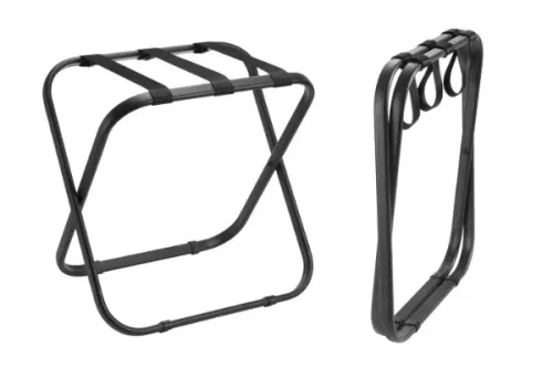 SIXX bőröndtartó állvány Fekete acél