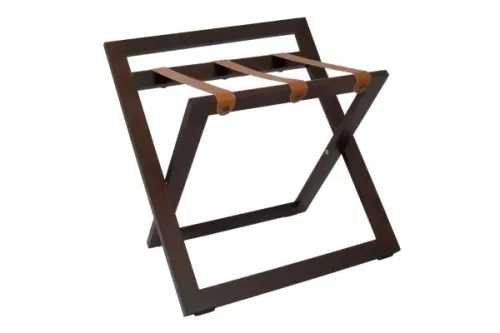 STAND+ bőröndtartó állvány háttámlával Dió