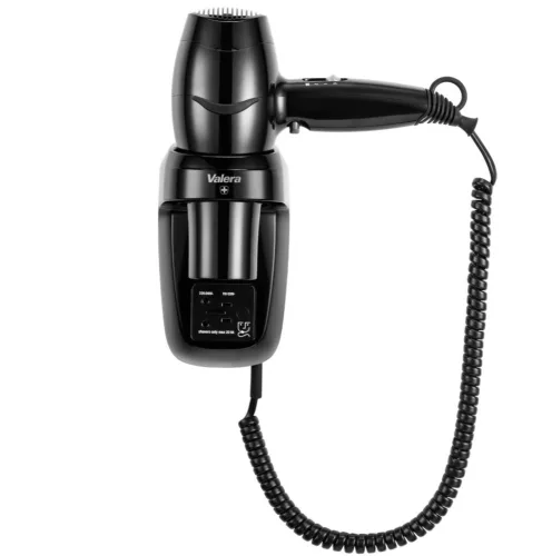 Valera Excel 1600 Shaver Black Wand-Haartrockner mit Rasiersteckdose