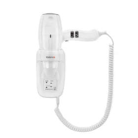   Valera Silent Jet Protect 2000 Shaver Weiß - 2000 W - Wandmontierter professioneller Haartrockner mit Rasiersteckdose