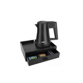   Smart tálca 0,5L-es fekete vízforralóval, csésze nélkül