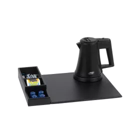 Snap tálca 0,5L-es fekete vízforralóval, csésze nélkül