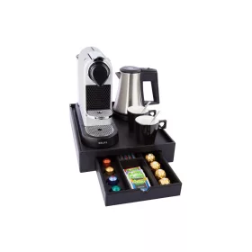   Space tálca 0,5L-es vízforralóval és 2 fekete csészével