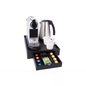 Space tálca 1L-es vízforralóval és 2 fehér csészével