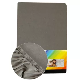SPANNBETTLAKEN HELLGRAU 110759    90-100x200