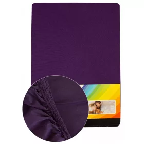   SPANNBETTLAKEN DUNKELLILA 120354  180-200x200 (auf Bestellung: min.30 Stk.)
