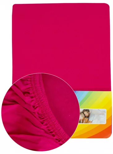SPANNBETTLAKEN PINK 21591   90-100x200 (auf Bestellung: min.30 Stk.)