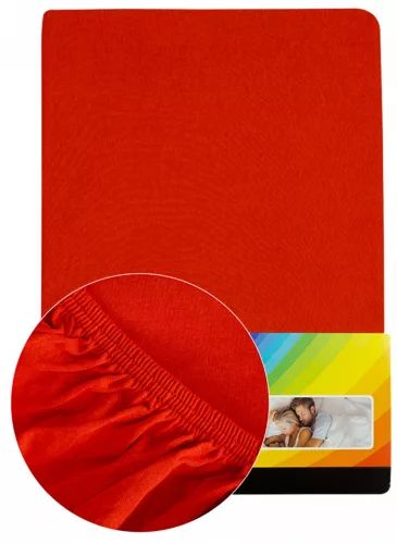 SPANNBETTLAKEN ROT 50363   90-100x200 (auf Bestellung: min.30 Stk.)