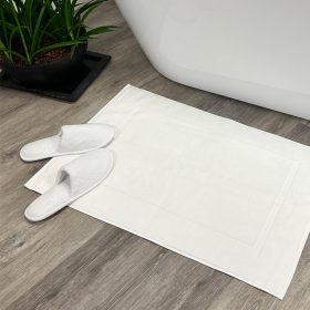 Kényelmes fürdőszobaszőnyeg Fehér 50x80, 700 g