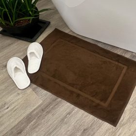 Kényelmes fürdőszobaszőnyeg Barna 50x80, 700 g