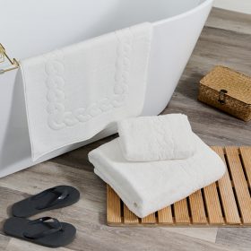 Monaco fürdőszobaszőnyeg Fehér 50x85cm, 1000 g
