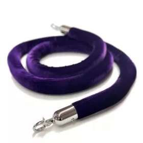 Lila velúr kordonkötél, 150cm (VKLK150)