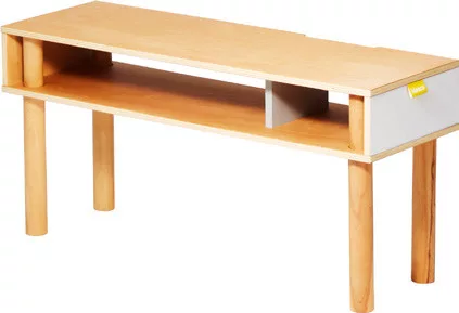 TV-Tisch aus laminierter Wandplatte