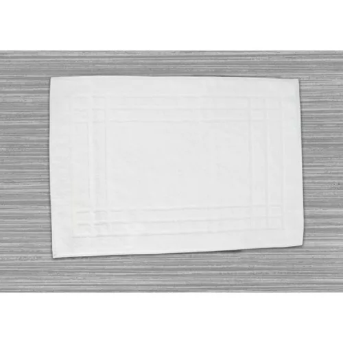 Badvorleger Gerahmt Gemustert Weiß 20 / 2 600 gr